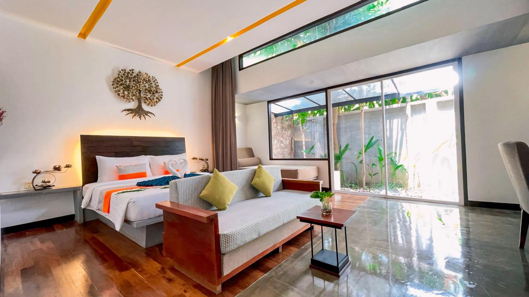The Calm Oasis Hotel Сием Реап Стая снимка