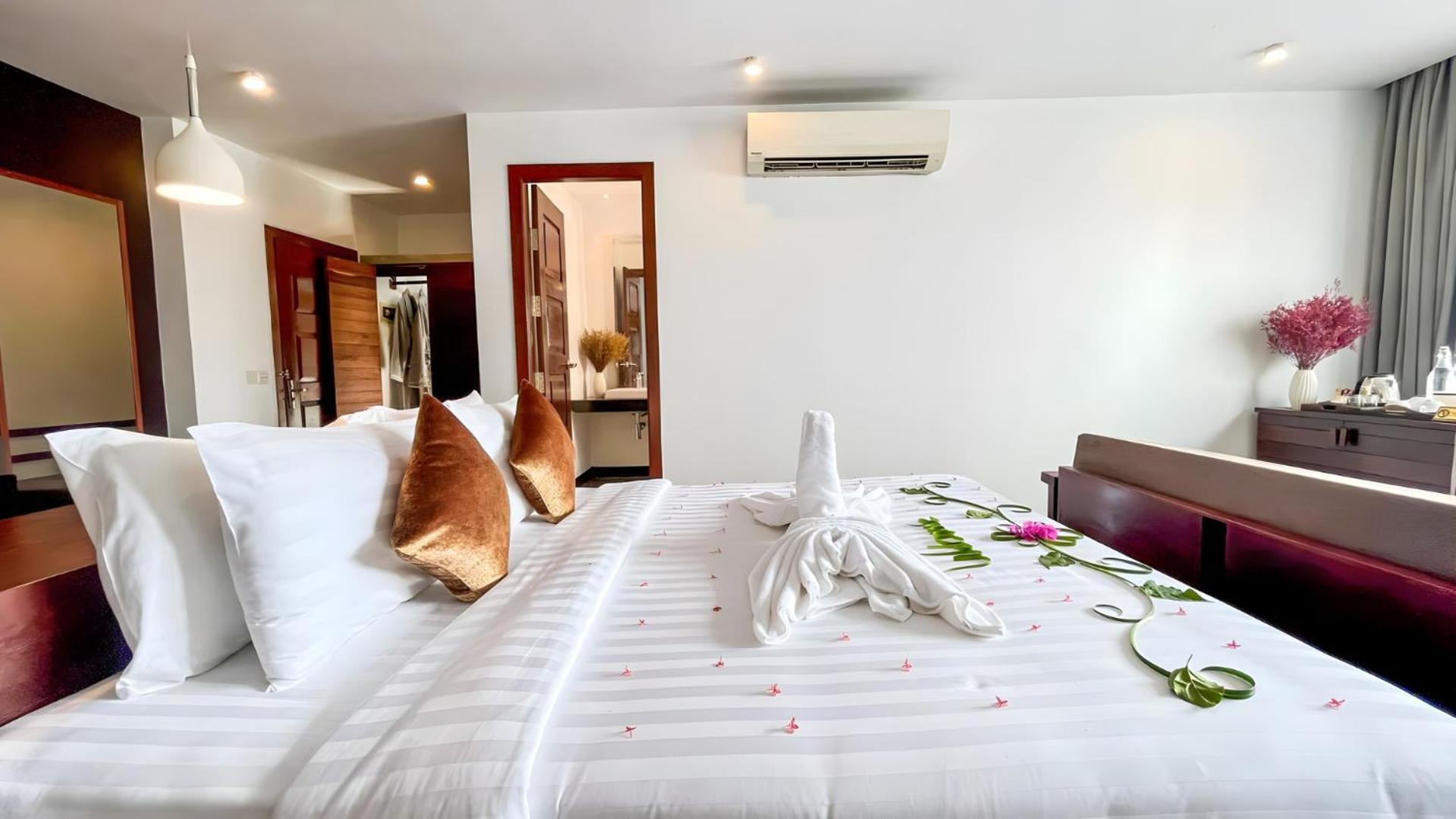 The Calm Oasis Hotel Сием Реап Стая снимка