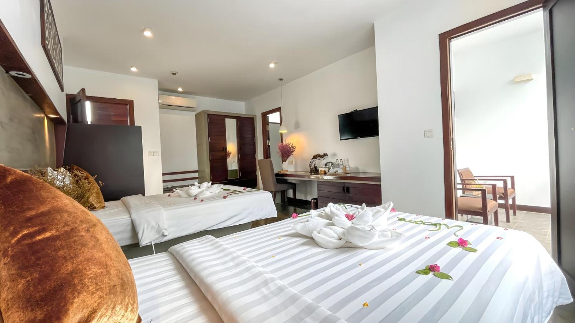 The Calm Oasis Hotel Сием Реап Стая снимка